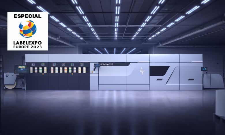 A HP apresenta a impressora digital HP Indigo V12 na Label Expo Europe 2023