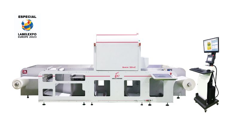 Amica Systems apresenta a impressora de etiquetas UV Gemini 330-4C