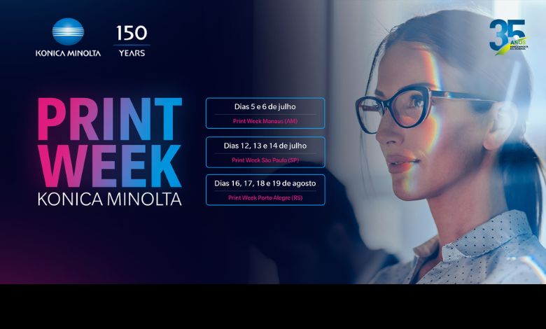 Konica Minolta realiza Print Week nos meses de julho e agosto