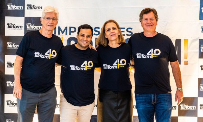 Legenda da foto (da esquerda para direita): Ricardo Coube, Danilo Maldonado, Angela Coube e Luiz Coube